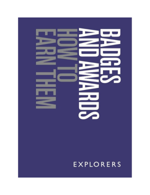 Explorer Scouts Badge Book